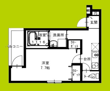 フジパレス阪急武庫之荘駅西Ⅴ番館 間取り