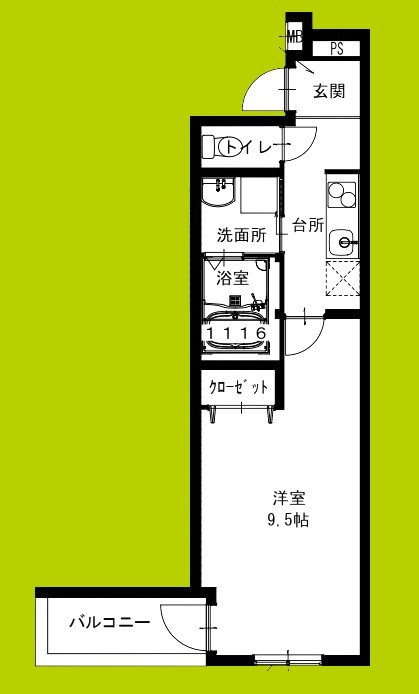 フジパレス阪急武庫之荘駅西Ⅱ番館 間取り