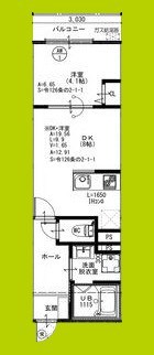 EIJU牧野駅前A 間取り