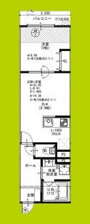 EIJU牧野駅前A 間取り