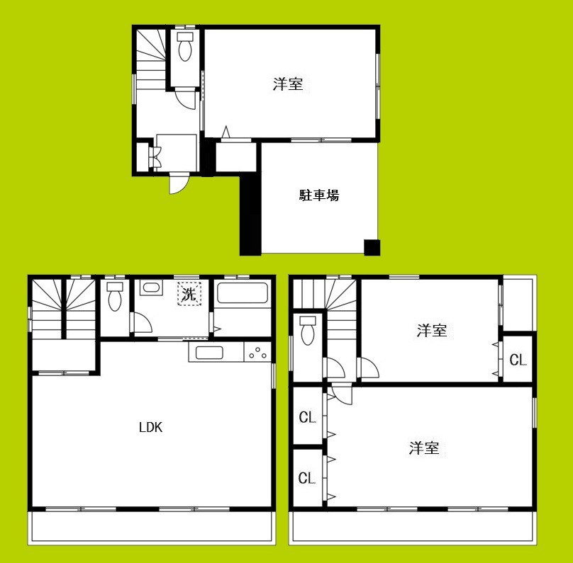 北津守戸建 間取り