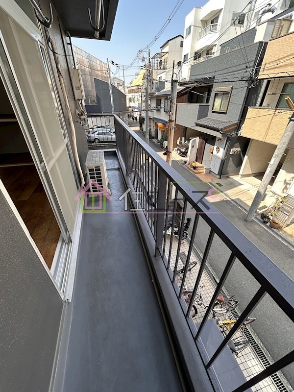 桜マンション ベランダ