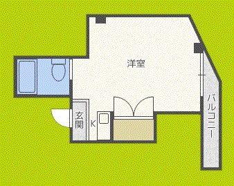 松崎マンション塚本 間取り