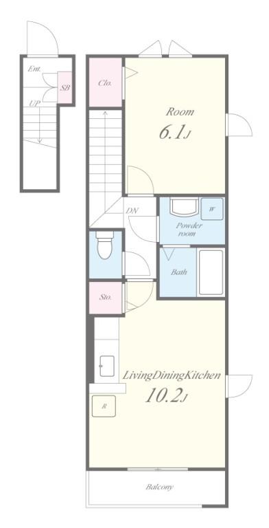 Bentornati 間取り