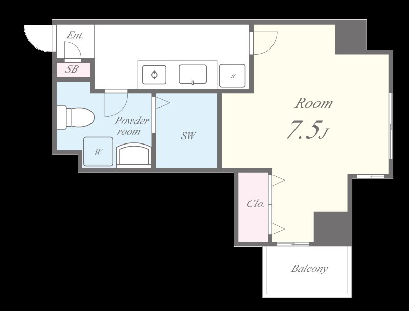HR FRONT REGAL ドームウエスト 間取り