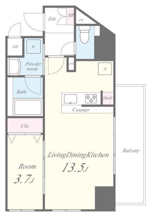 MBC RESIDENCE 間取り
