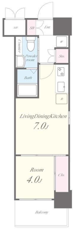 LaCASA玉造 間取り