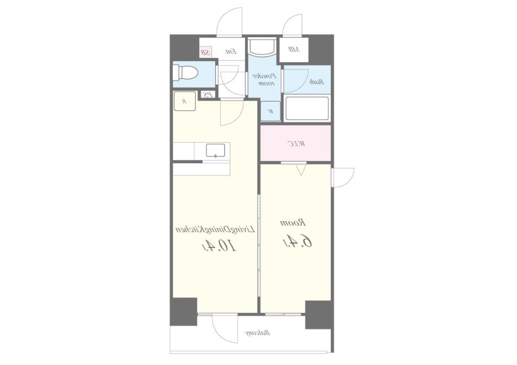 エクセルシア天神橋 間取り