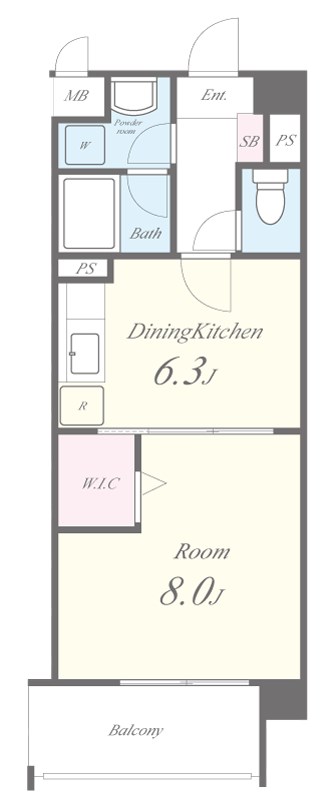 カーサベージュⅠ 間取り
