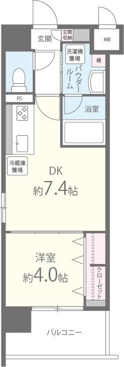 シャイニング福島離宮 間取り