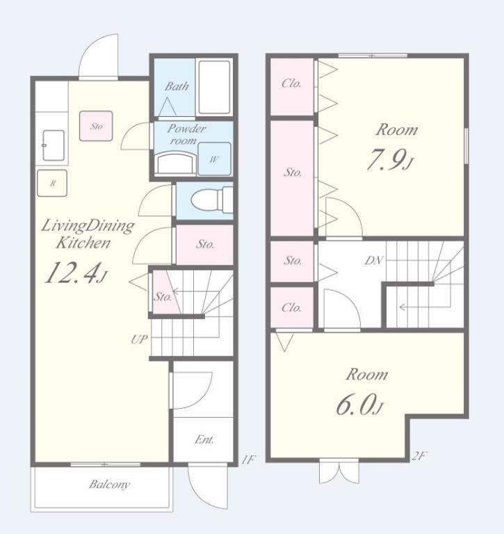 クレベール2番館 間取り