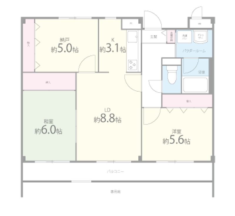 グランビヤンフェ 間取り