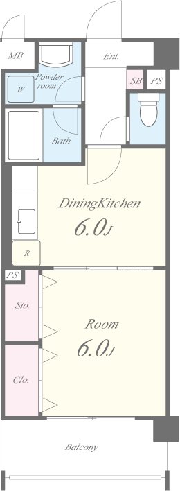 ハニーエストゥディオ 間取り