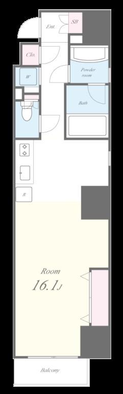 ボーベル南船場 間取り