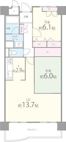 メゾン・ド・グリシーヌ 間取り