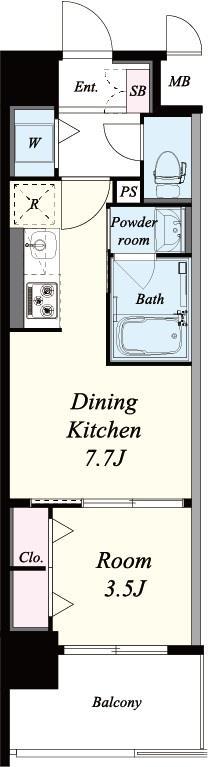 ラルシェパルク新大阪 間取り