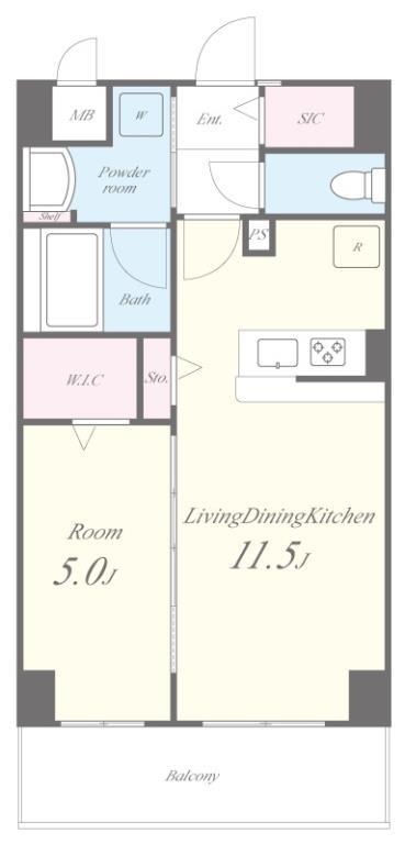 ルアナ北梅田 間取り