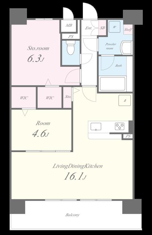 アウトフィールド海老江 間取り