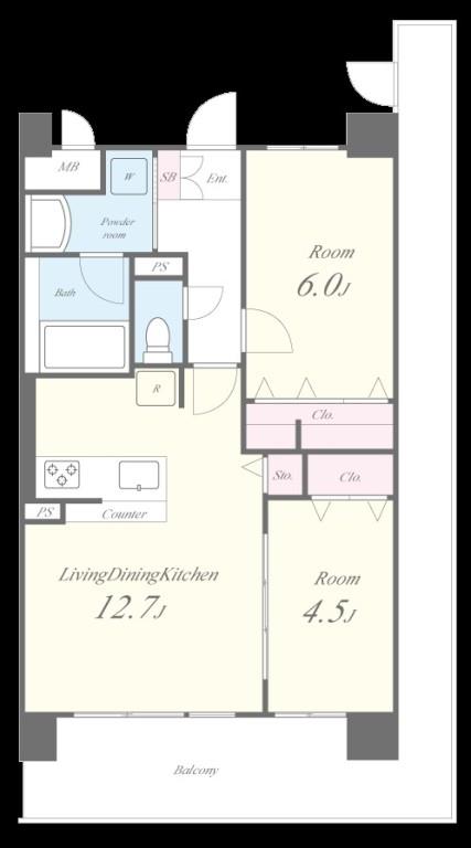 アトリエール堺寺地町 間取り
