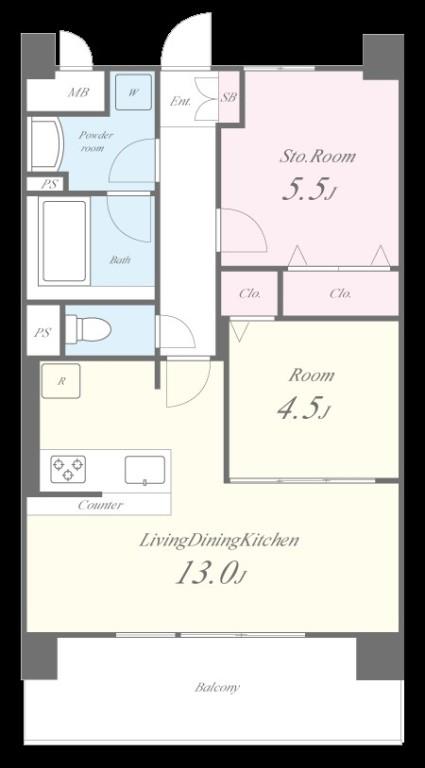 アトリエール堺寺地町 間取り