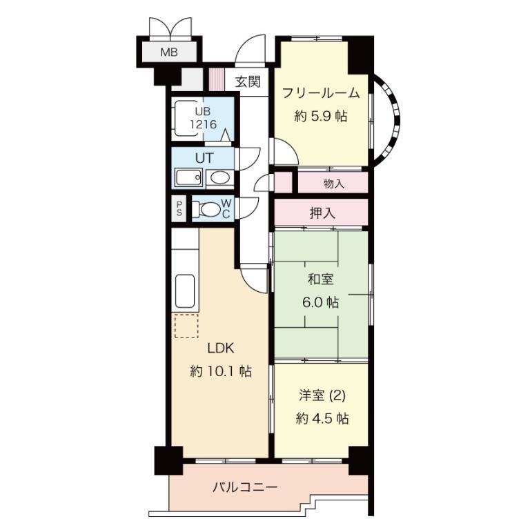 エトワールブリヤンⅡ 間取り