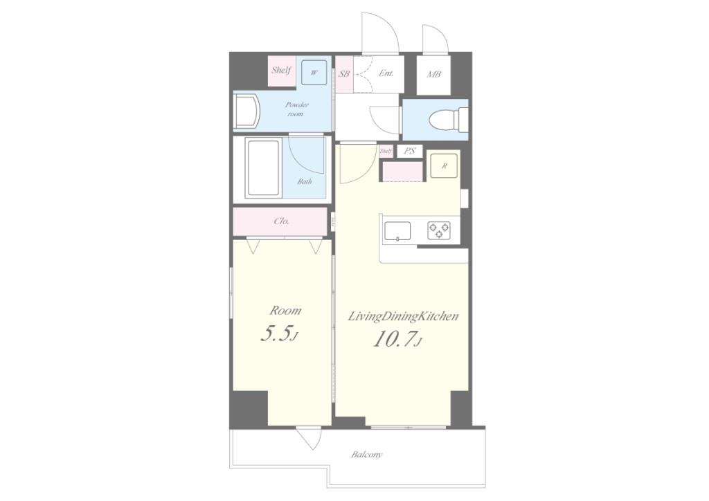 ハピネスガーデン新大阪 間取り