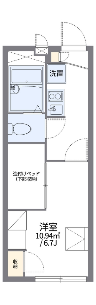レオパレス友六 間取り