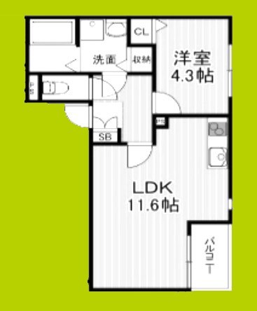 アールグレイコート庄内 間取り