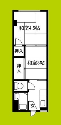 グロー東加賀屋 間取り