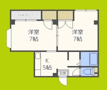 セラ北加賀屋A棟 間取り