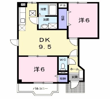 フォンテーヌ　北館 間取り
