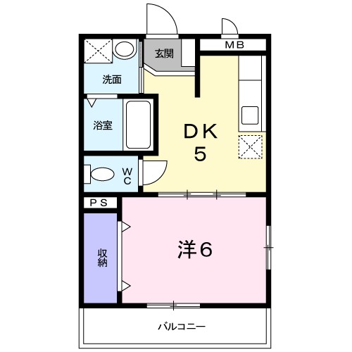 カーサ・フィオーレⅠ 間取り