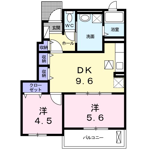 アルコバレーノ　和 間取り