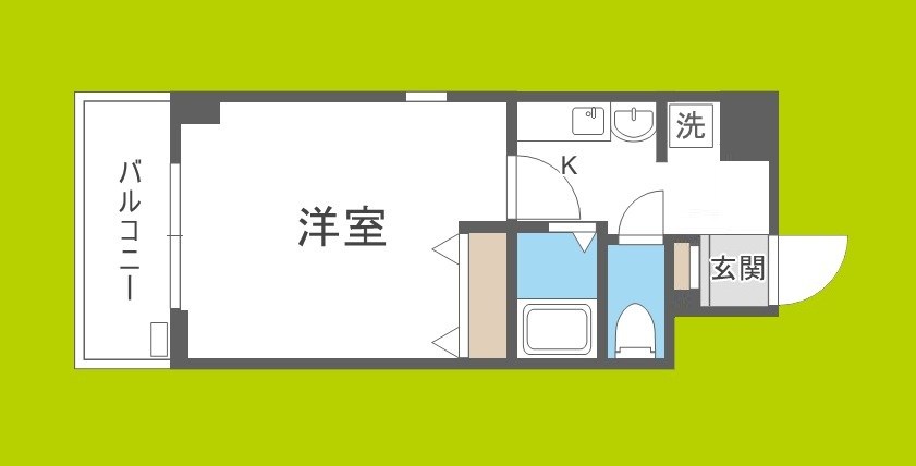 ラナップスクエア阿波座 間取り