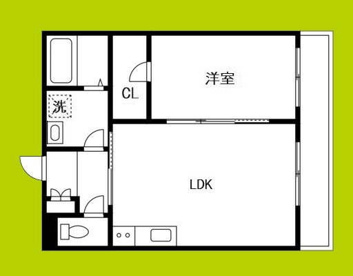 仮称）上島町B棟 間取り