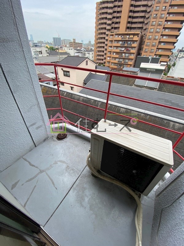 キューブ西加賀屋 ベランダ