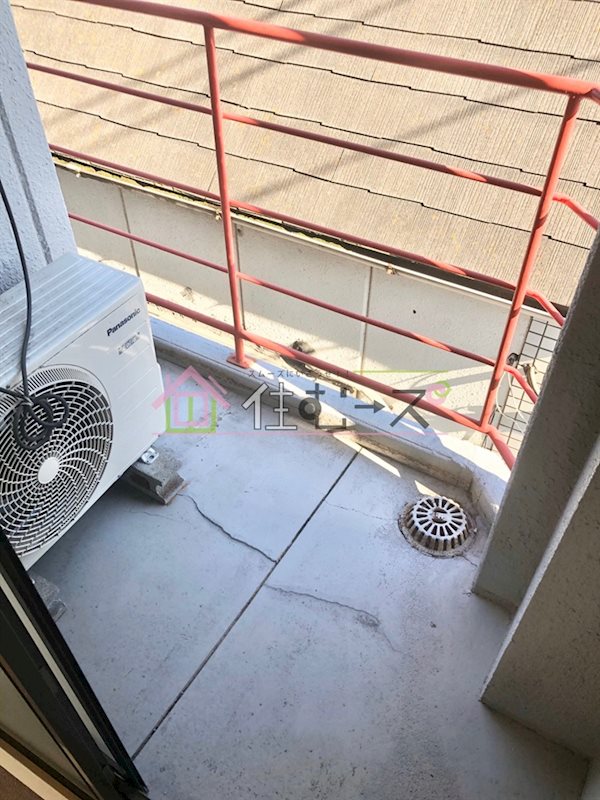 キューブ西加賀屋 ベランダ