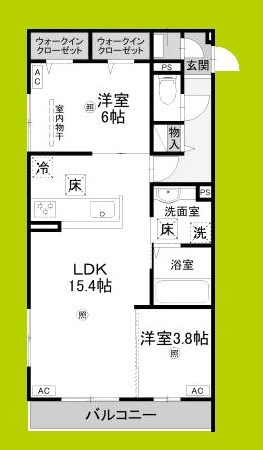 グランヴェールⅦ 間取り