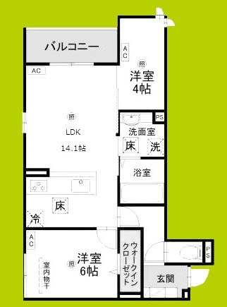 グランヴェールⅦ 間取り