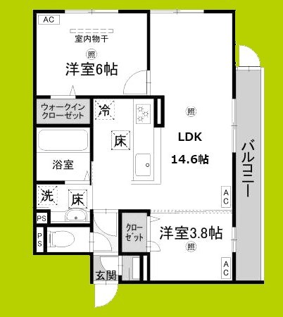 グランヴェールⅦ 間取り