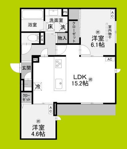 ラ　メゾン　ピック　中百舌鳥Ⅱ 間取り