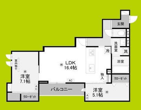 ラ　メゾン　ピック　中百舌鳥Ⅱ 間取り