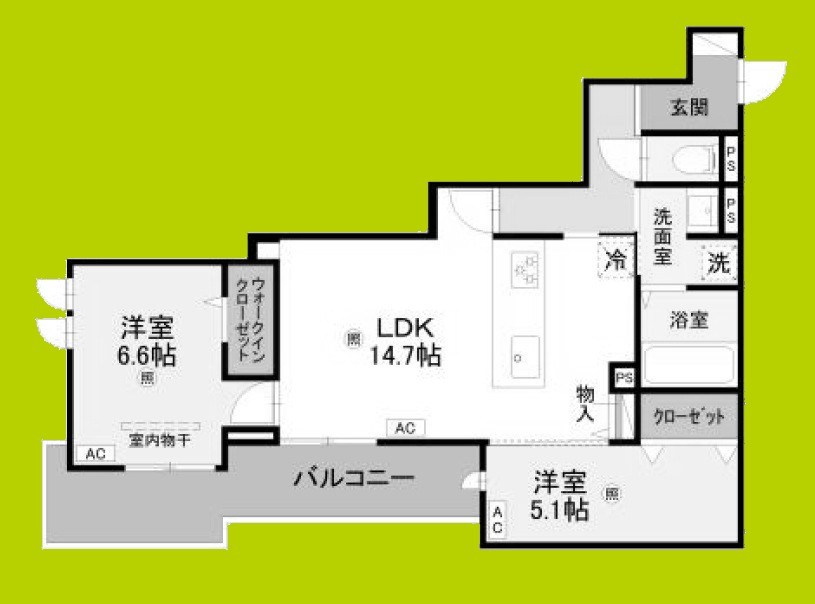 ラ　メゾン　ピック　中百舌鳥Ⅱ 間取り