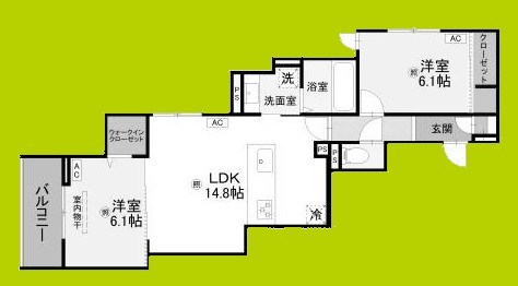 ラ　メゾン　ピック　中百舌鳥Ⅱ 間取り