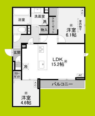 ラ　メゾン　ピック　中百舌鳥Ⅱ 間取り