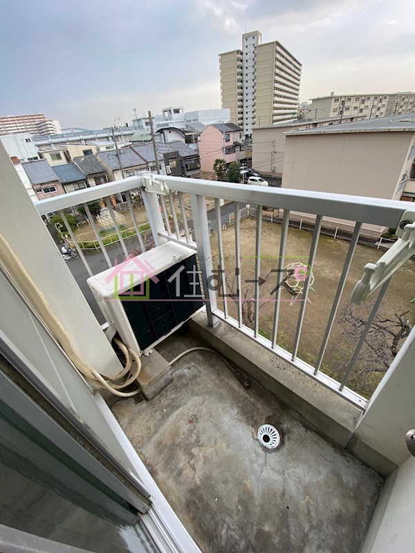 JPアパートメント港 ベランダ