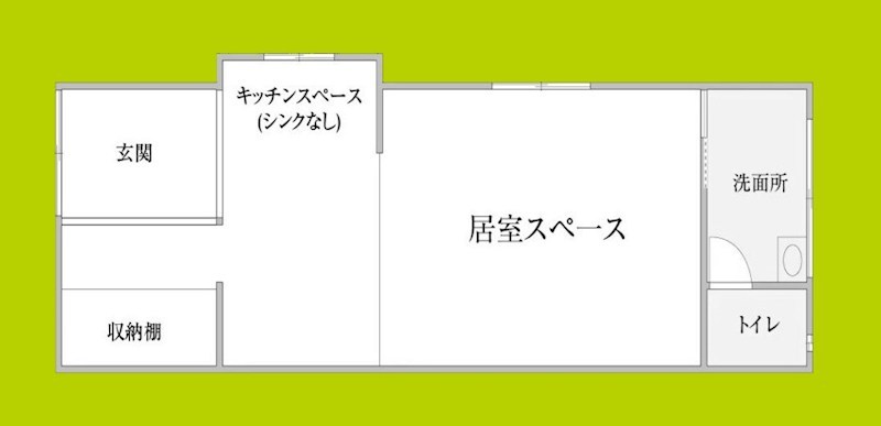 市岡1-12-13テラスハウス 間取り