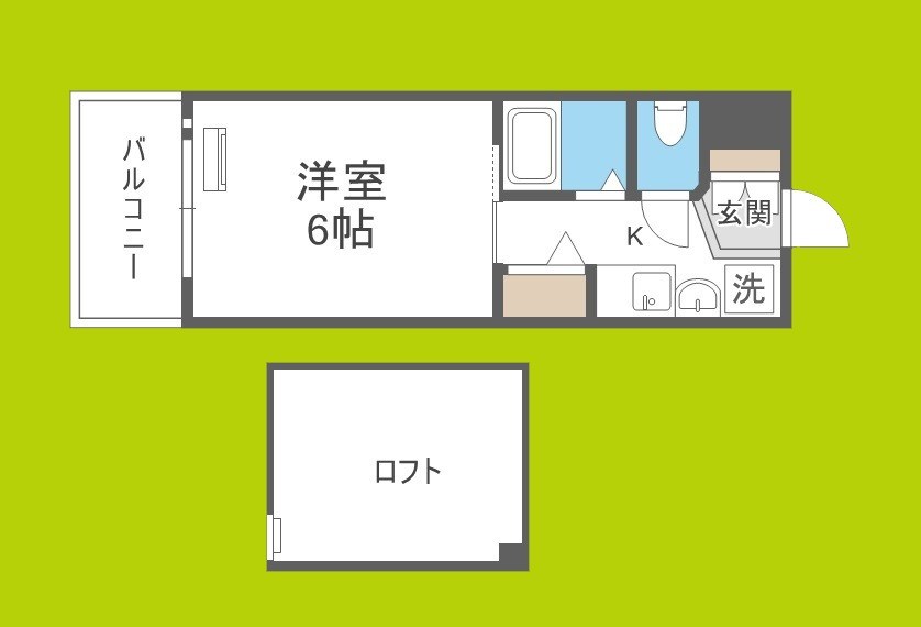 エステムコート難波WEST-SIDE大阪ドーム前 間取り