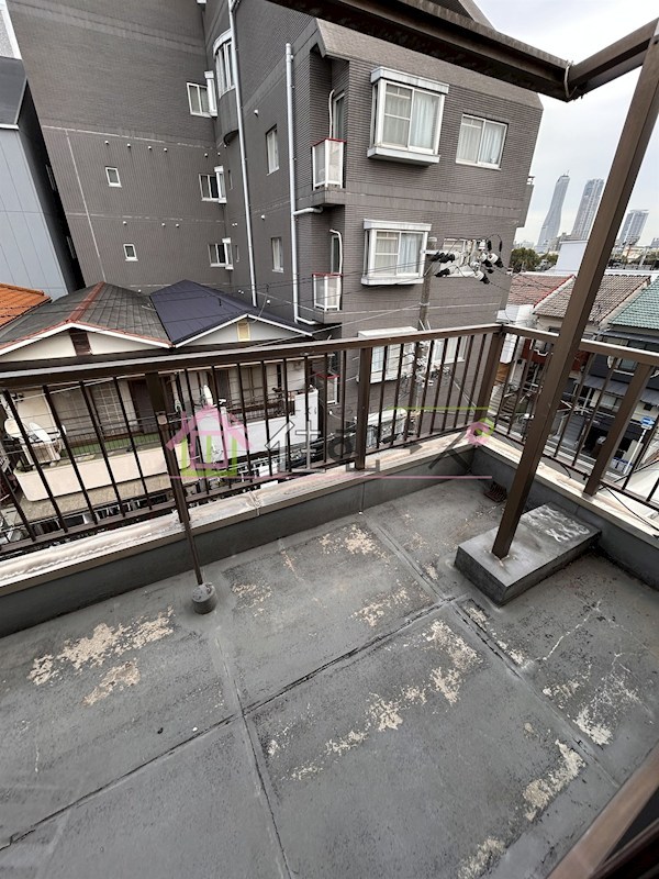 大阪市此花区梅香2丁目住宅 ベランダ