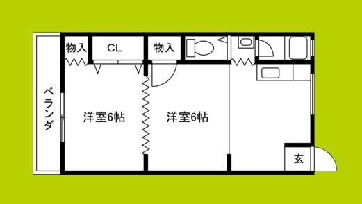ハイツ巽2号棟 間取り